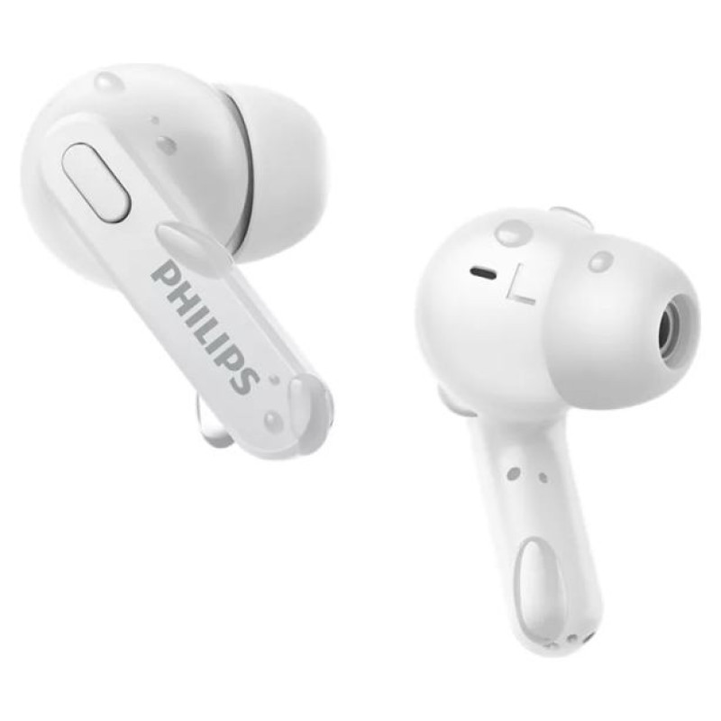 Philips in-ear true bezvadu austiņas ar portatīvo uzlādes ietvaru, baltas - TAT2206WT/00