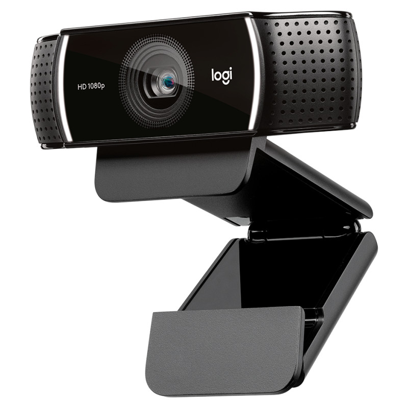 Logitech C922 Pro Stream Webcam - Tripod - BLACK - USB