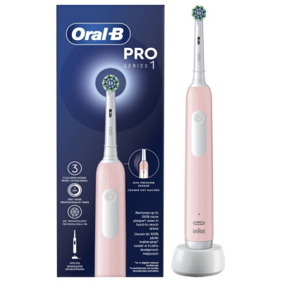 Braun el.zobu  birste Cross Action, rozā - D 305.513.3 Pink