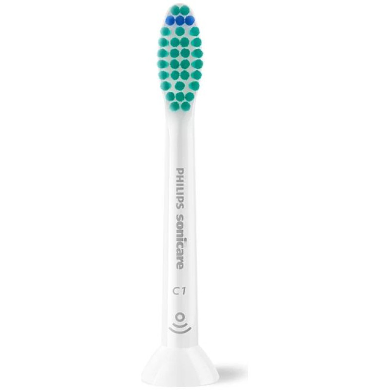 Sonicare C1 ProResults zobu birstes uzgalis, 8 gab, balts - HX6018/87