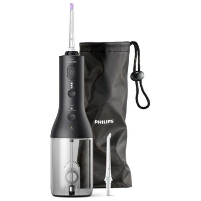 Sonicare Cordless Power Flosser 3000 mutes dobuma irrigators, melns - HX3826/33