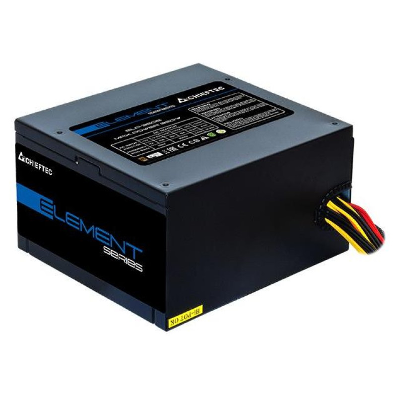 Chieftec Power Supply|CHIEFTEC|500 Watts|Efficiency 80 PLUS BRONZE|PFC Active|ELP-500S