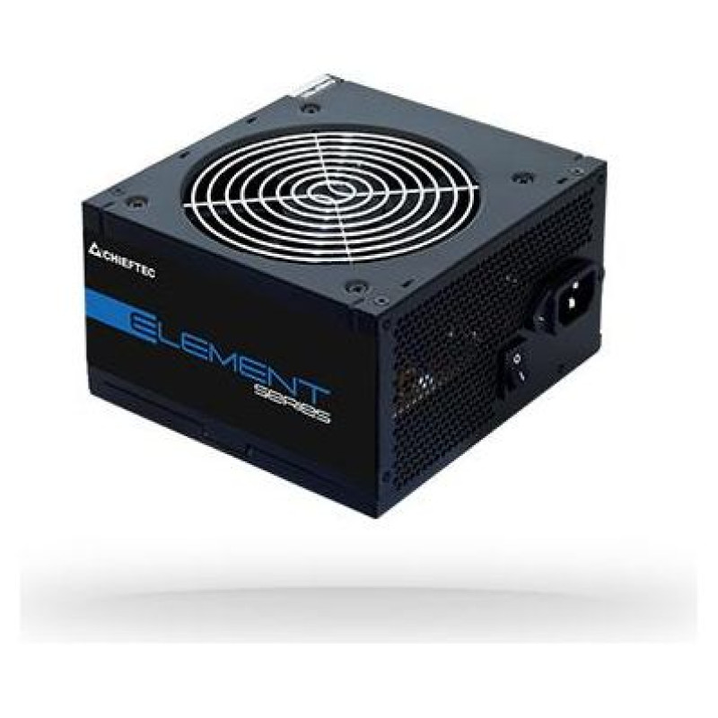 Chieftec Power Supply|CHIEFTEC|600 Watts|Efficiency 80 PLUS BRONZE|PFC Active|ELP-600S