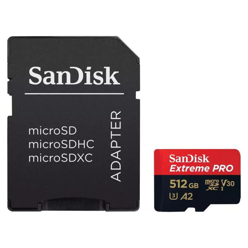 Sandisk MEMORY MICRO SDXC 512GB UHS-I/W/A SDSQXCD-512G-GN6MA SANDISK
