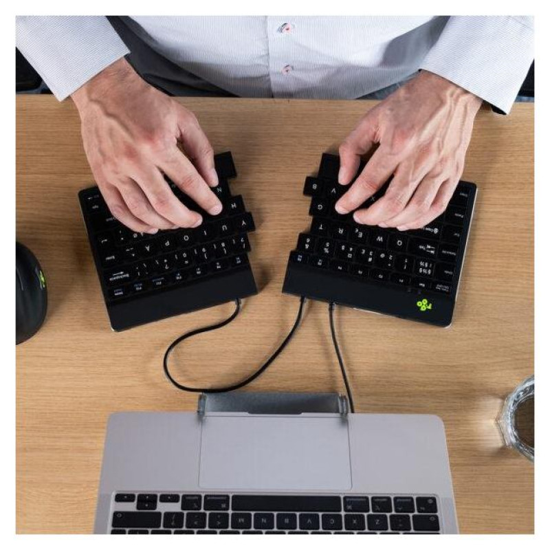R-Go Tools KEYBOARD SPLIT BREAK V2 ENG/BLACK RGOSP-USWIBL R-GO TOOLS