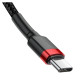 Baseus CATKLF-H91 USB-C - USB-C PD QC cable 60W 3A 480Mb/s 2m - black and red