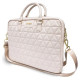 Guess Quilted bag for a 16" laptop - pink