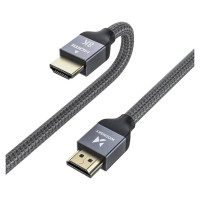 Wozinsky cable HDMI 2.1 8K 60 Hz 48 Gbps / 4K 120 Hz / 2K 144 Hz 5 m Silver (WHDMI-50)