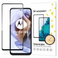 Wozinsky Full Glue Moto G51 Full Screen Tempered Glass with Black Frame