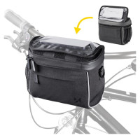 Wozinsky bicycle handlebar bag bike shoulder bag black (WBHBB-01)