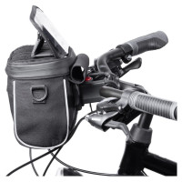 Wozinsky bicycle handlebar bag bike shoulder bag black (WBHBB-01)