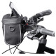 Wozinsky bicycle handlebar bag bike shoulder bag black (WBHBB-01)
