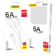 Dudao USB cable - USB C / micro USB / Lightning 480Mb/s 6A 1.2m - white