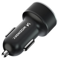 Wozinsky WDCCAC USB-C USB-A 36W car charger - black