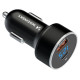 Wozinsky WDCCAC USB-C USB-A 36W car charger - black