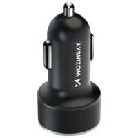 Wozinsky WDCCAC USB-C USB-A 36W car charger - black