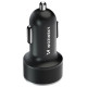 Wozinsky WDCCAC USB-C USB-A 36W car charger - black