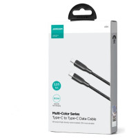 Joyroom Multi-Color Series S-A34 USB-C / USB-C PD 60W cable 1m - black