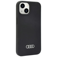 Audi Silicone Case iPhone 14 6.1" black/black hardcase AU-LSRIP14-Q3/D1-BK