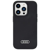 Audi Silicone Case iPhone 14 Pro 6.1" black/black hardcase AU-LSRIP14P-Q3/D1-BK