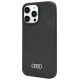 Audi Silicone Case iPhone 14 Pro 6.1" black/black hardcase AU-LSRIP14P-Q3/D1-BK