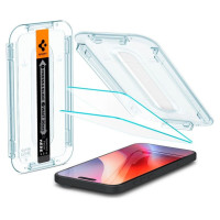 Spigen Glas.tR EZ Fit tempered glass for iPhone 15 / 16 - 2 pcs.