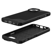 UAG Metropolis LT MagSafe case for iPhone 15 Plus - black kevlar