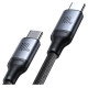 Joyroom Speedy Series S-A21 2in1 USB-C - USB-C / USB-C cable 100W 1.5m - black