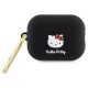 Hello Kitty Silicone 3D Kitty Head Case for AirPods Pro 2 (2022/2023) - Black