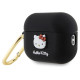 Hello Kitty Silicone 3D Kitty Head Case for AirPods Pro 2 (2022/2023) - Black