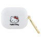 Hello Kitty Silicone 3D Kitty Head case for AirPods Pro - white