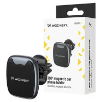 Wozinsky WUMTK magnetic phone holder for car air vent - black
