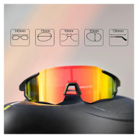 Rockbros 10182 polarizing cycling glasses - red