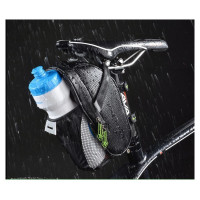 Rockbros C7-1 waterproof bicycle bag with saddle mounting 1.5l - black