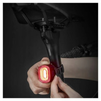 Rockbros Q2S LED Rear Bike Light with Smart Stop System + USB-C - USB-A Cable - Black