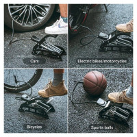 Rockbros 42430001001 foot pump with display - black