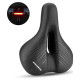 Rockbros 38218916002 MTB bicycle saddle + lamp - black