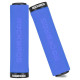 Rockbros BT1001BLBK sponge bicycle handlebar grips - blue and black