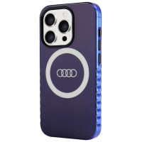 Audi IML Big Logo MagSafe case for iPhone 15 Pro - blue