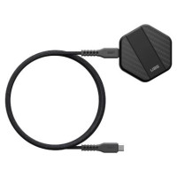 UAG Wireless Charger 15W wireless charger with stand, compatible with MagSafe - black carbon