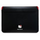 Hello Kitty PU Metal Logo case for a 14" laptop - black