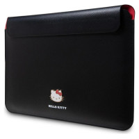 Hello Kitty PU Metal Logo case for a 14" laptop - black