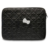 Hello Kitty Zip PU Quilted Bows case for a 14" laptop - black