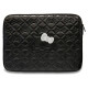 Hello Kitty Zip PU Quilted Bows case for a 14" laptop - black