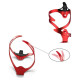 Rockbros 2017-11ARD Aluminum Bike Bottle Holder - Red