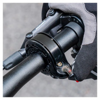 Rockbros 34210028001 Q-shaped bicycle bell - black