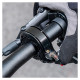 Rockbros 34210028001 Q-shaped bicycle bell - black