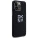 Dkny Liquid Silicone Metal Logo iPhone 15 Pro Case - Black