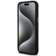Dkny Liquid Silicone Metal Logo iPhone 15 Pro Case - Black