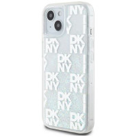 Dkny Liquid Glitter Multilogo case for iPhone 15 / 14 / 13 - white